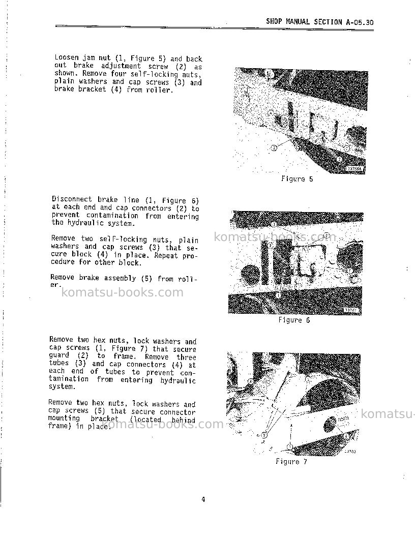 Komatsu dd742 Repair & maintenance cover Page 6 Komatsu dd742 Repair & maintenance cover Page 6