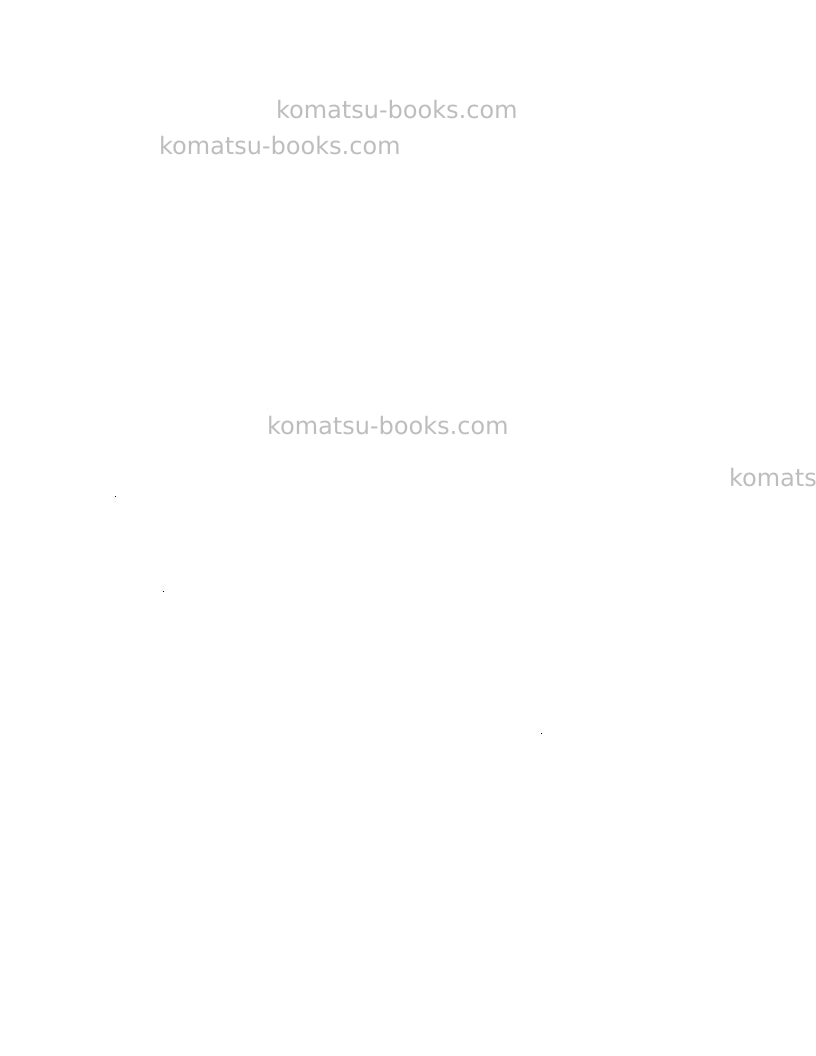 Komatsu 685eusa Repair & maintenance cover Page 6
