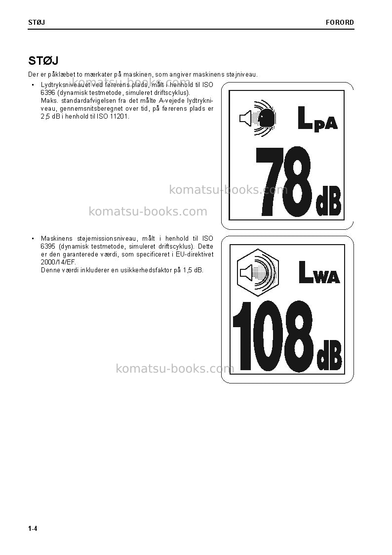 Komatsu d65ex-18jpn Operation manual cover Page 6 Komatsu d65ex-18jpn Operation manual cover Page 6
