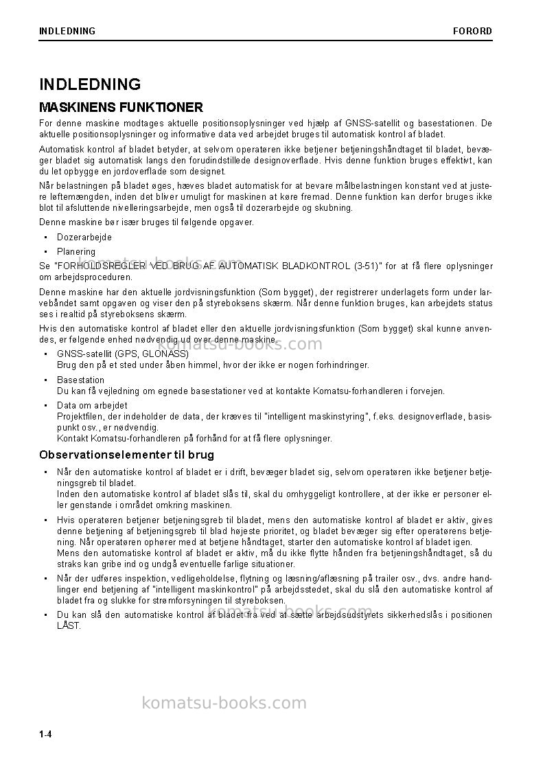 Komatsu d65pxi-18jpn Operation manual cover Page 6 Komatsu d65pxi-18jpn Operation manual cover Page 6
