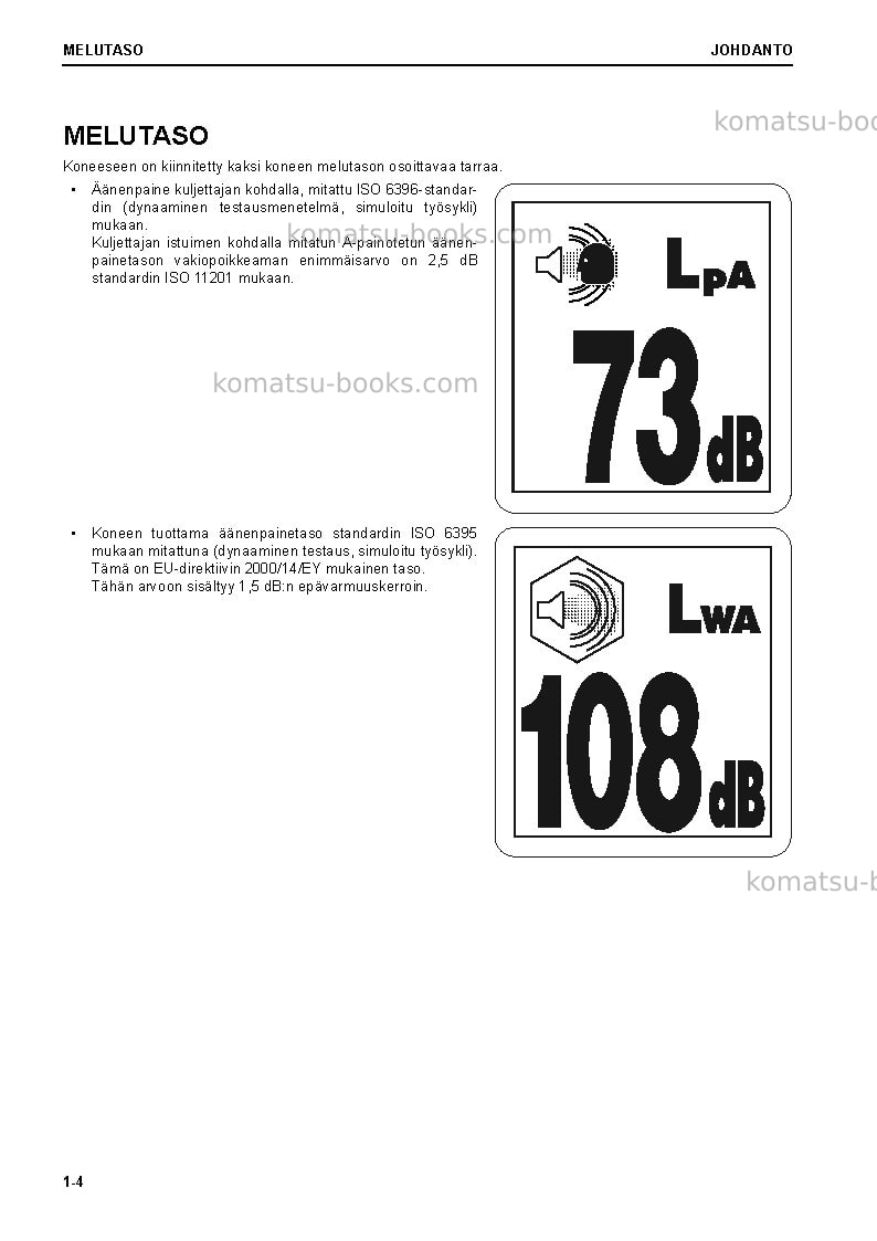 Komatsu hm300-5jpn Operation manual cover Page 6 Komatsu hm300-5jpn Operation manual cover Page 6