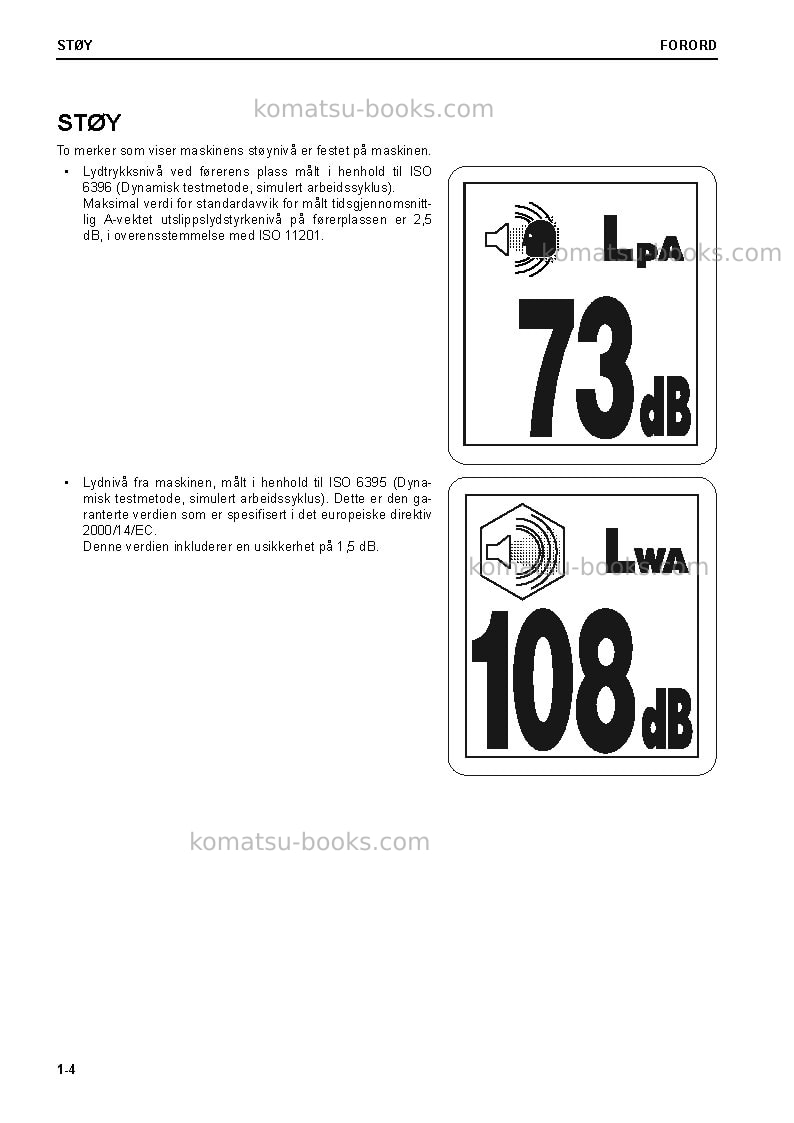 Komatsu hm300-5jpn Operation manual cover Page 6