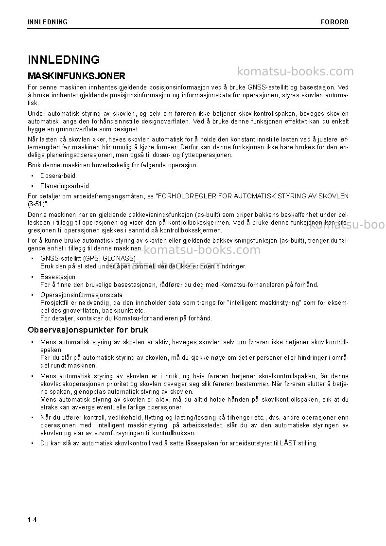Komatsu d65pxi-18jpn Operation manual cover Page 6 Komatsu d65pxi-18jpn Operation manual cover Page 6