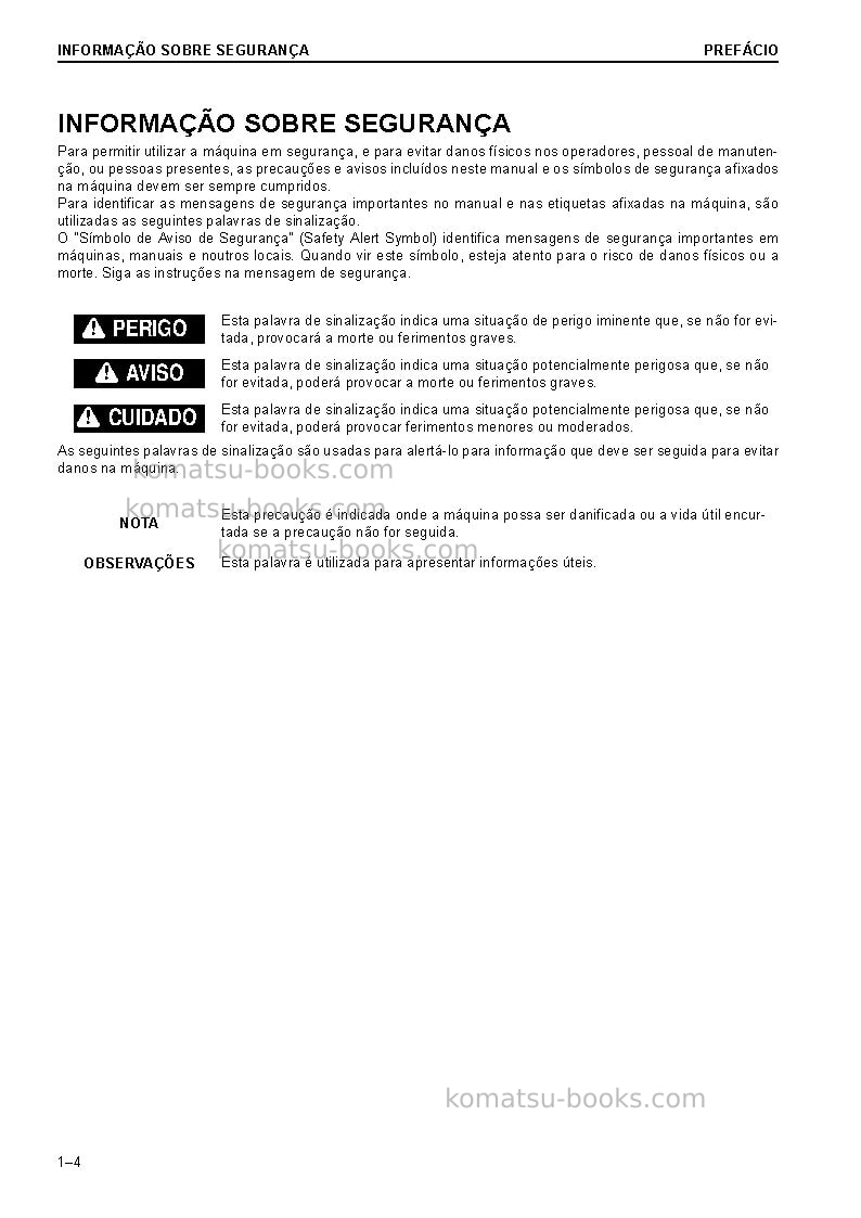 Komatsu d37px-23jpn Manual de operação capa Página 6