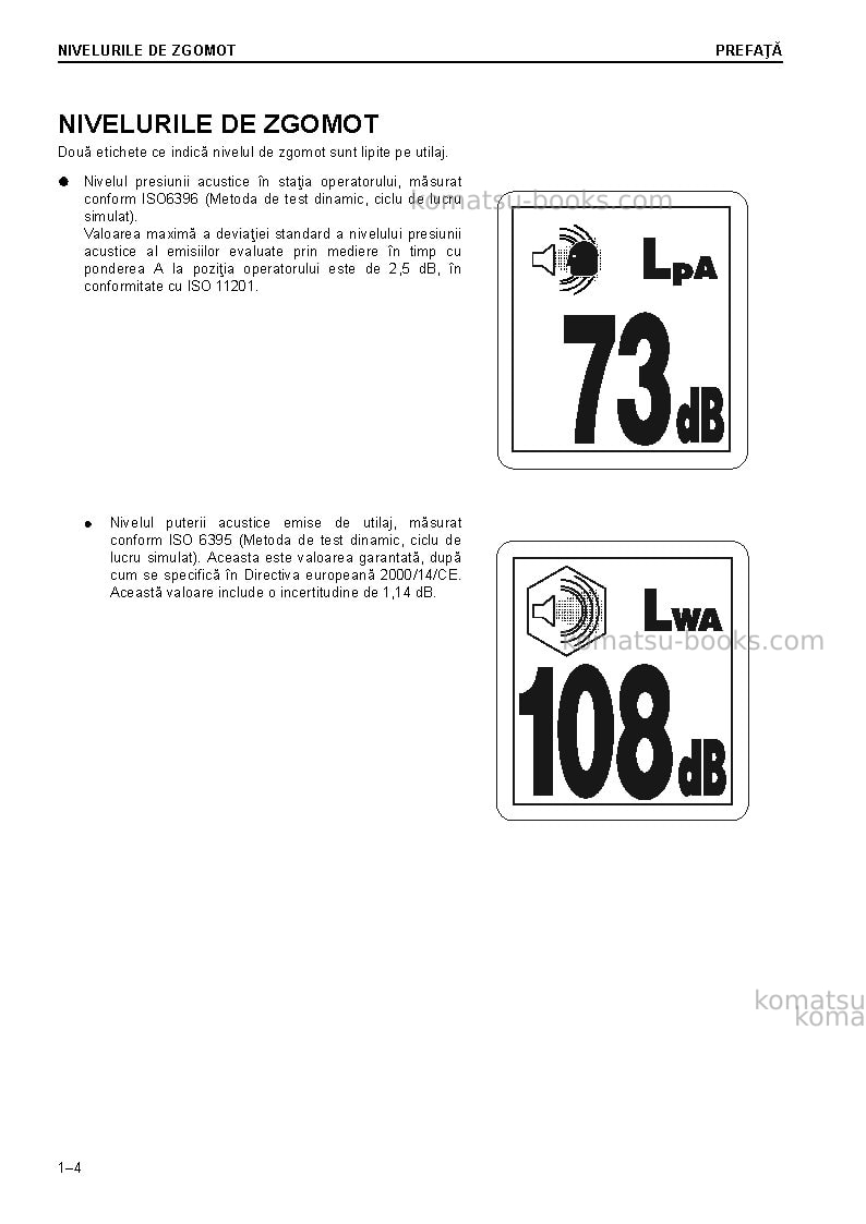 Komatsu hm300-3jpn Operation manual cover Page 6 Komatsu hm300-3jpn Operation manual cover Page 6