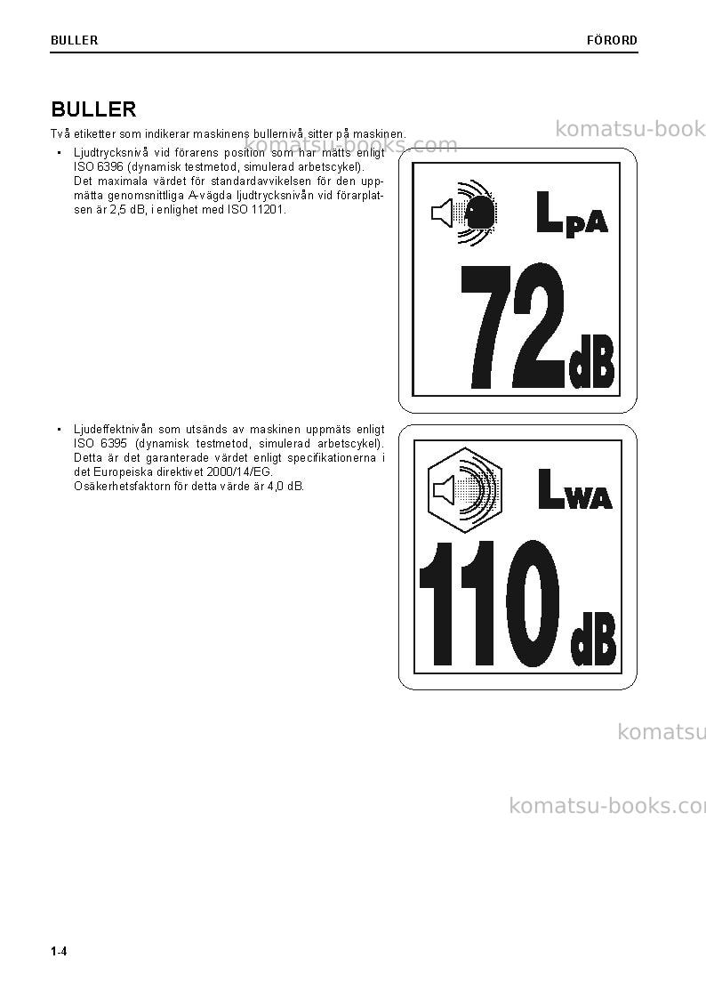 Komatsu hm400-5jpn Operation manual cover Page 6 Komatsu hm400-5jpn Operation manual cover Page 6