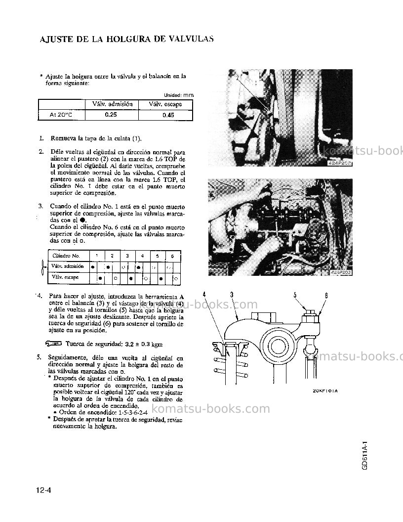 Komatsu gd611a-1jpn Reparación y mantenimiento cover Page 6