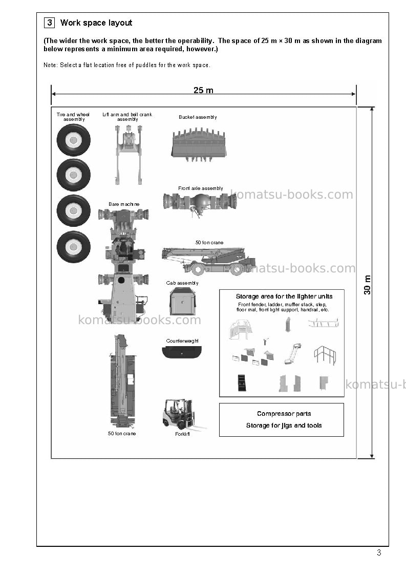 Komatsu wa600-6jpn Field assembly manual cover Page 6
