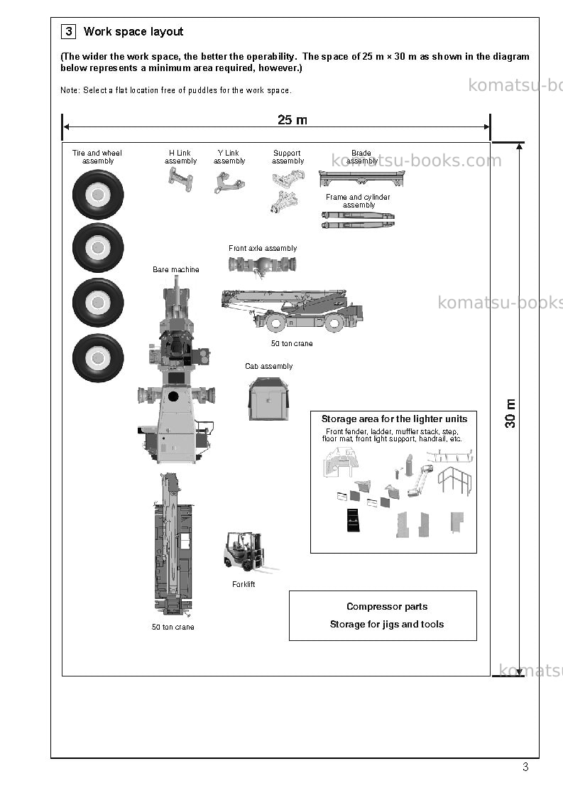 Komatsu wd600-6jpn Field assembly manual cover Page 6