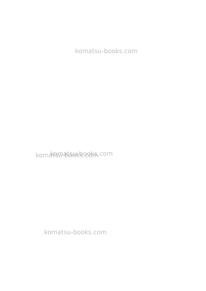 Komatsu d275ax-5jpn-e0 Field assembly manual cover Page 6