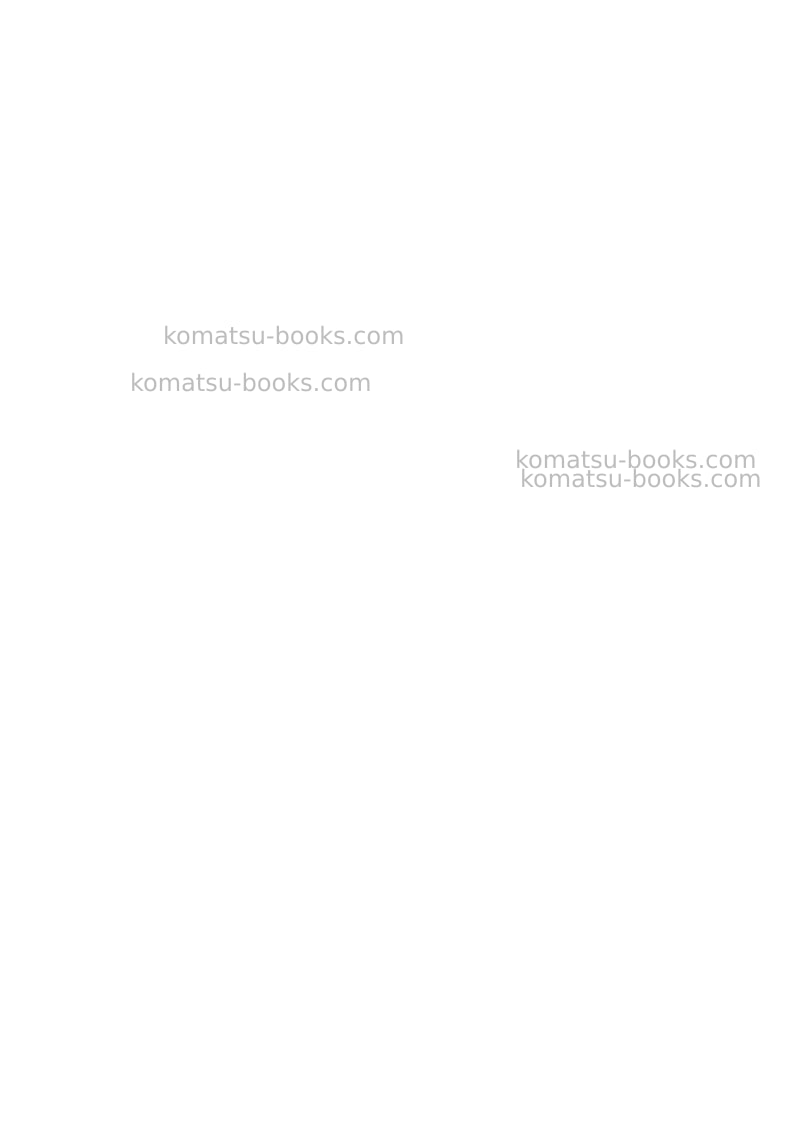 Komatsu d275a-5jpn-r Field assembly manual cover Page 6