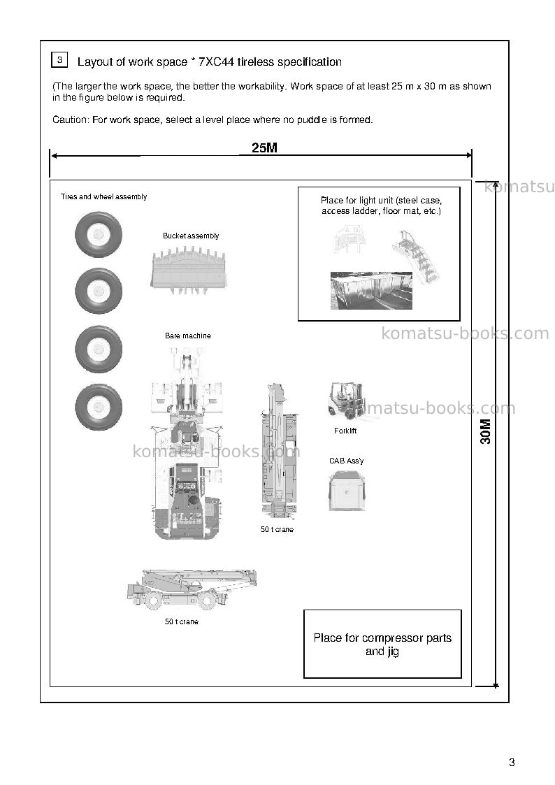 Komatsu wa600-8jpn Field assembly manual cover Page 6