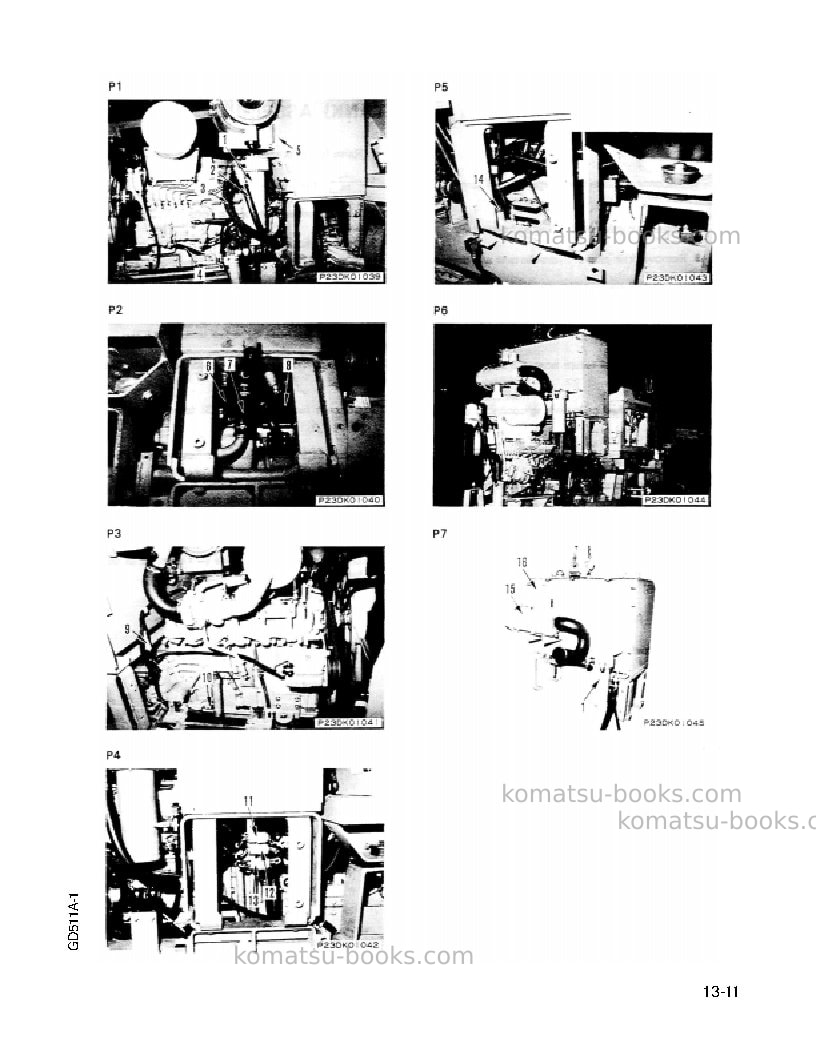 Komatsu gd511a-1jpn Reparación y mantenimiento cover Page 6