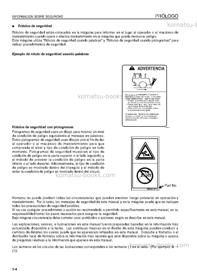 Komatsu wa500-6jpn Manual de operación cover Page 6