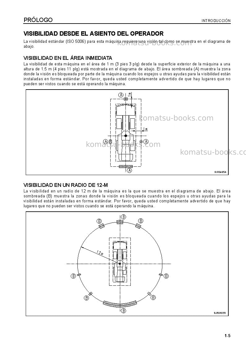 Komatsu wa600-6jpn Manual de operación cover Page 6