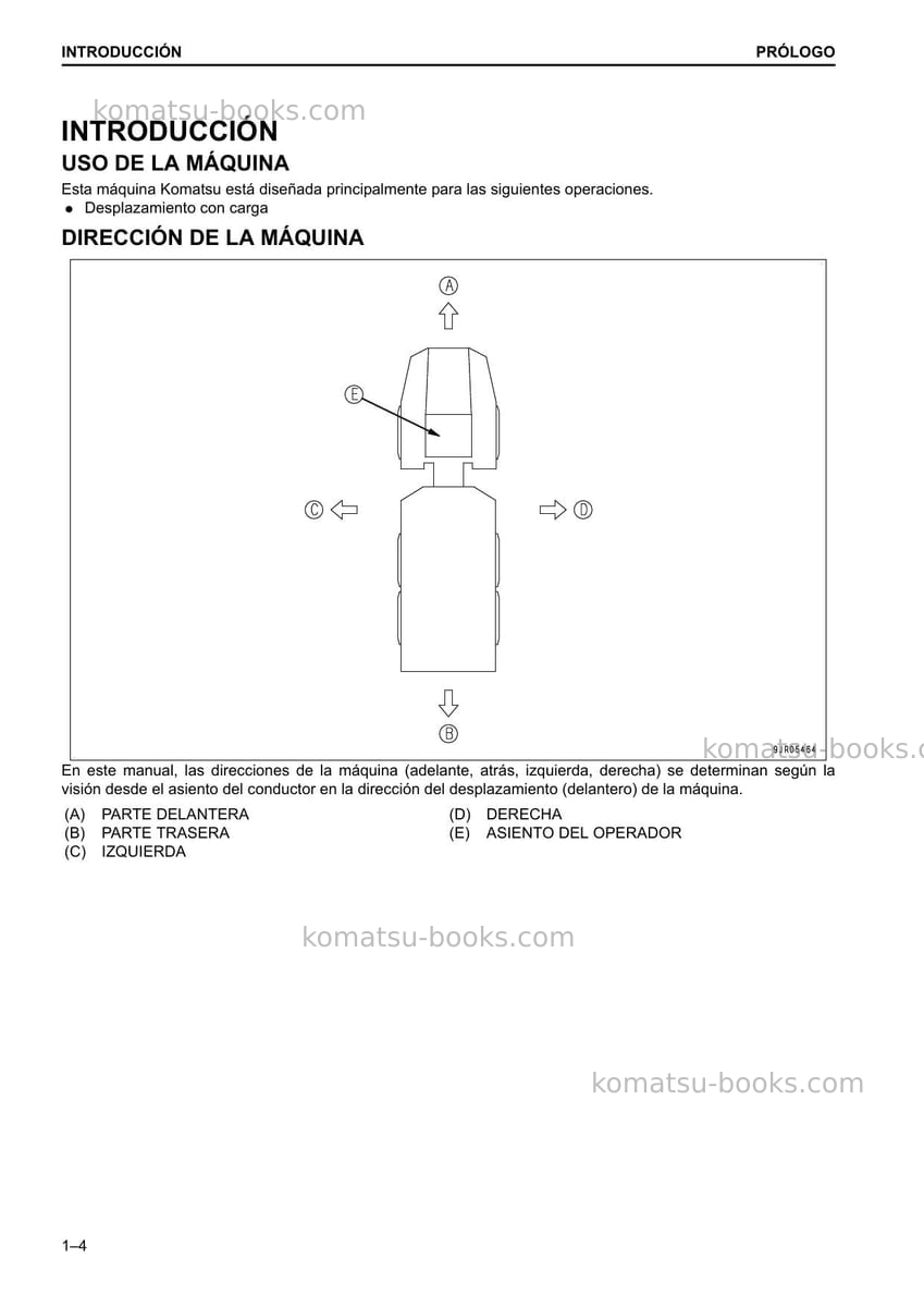 Komatsu hm400-3jpn-m0 Manual de operación cover Page 6 Komatsu hm400-3jpn-m0 Manual de operación cover Page 6
