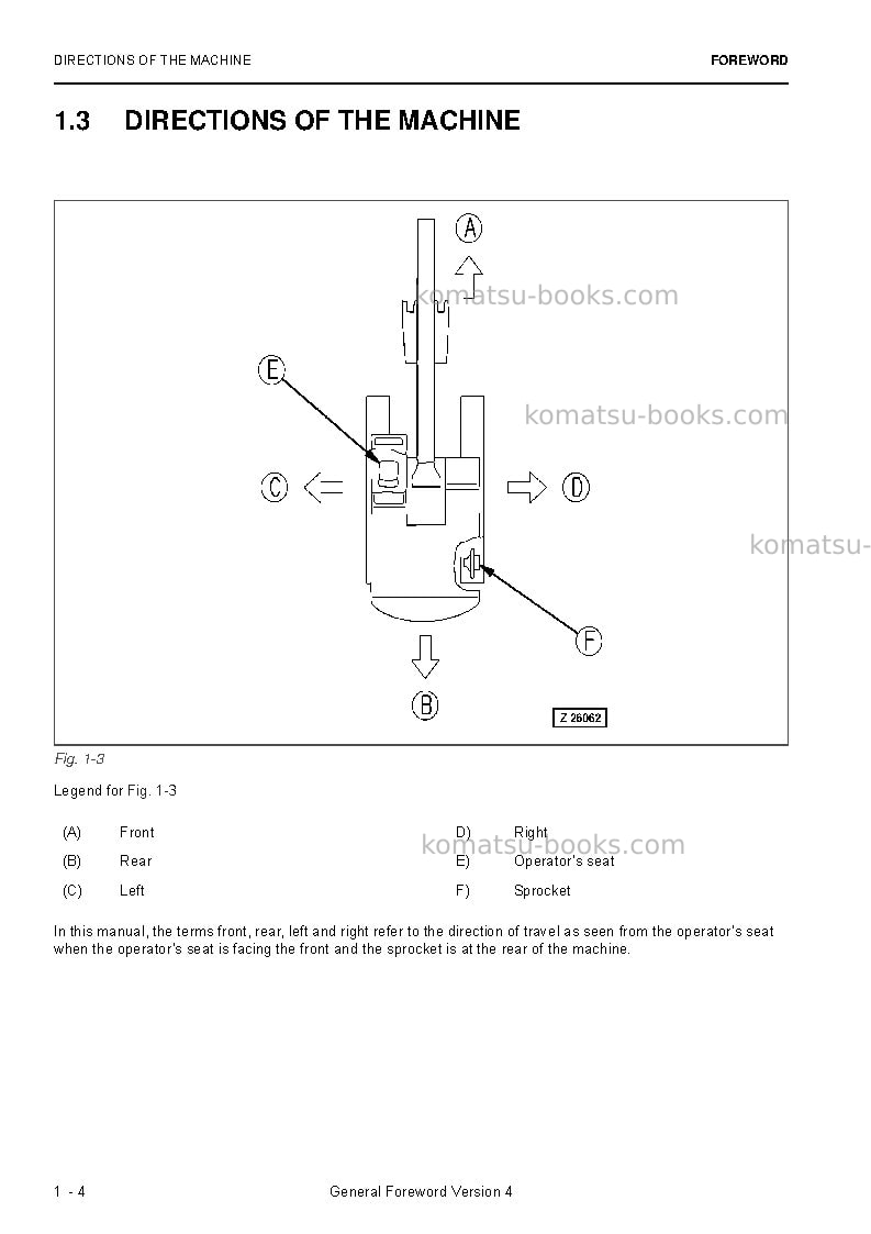 Komatsu pc3000e-6deu Operation manual cover Page 6 Komatsu pc3000e-6deu Operation manual cover Page 6