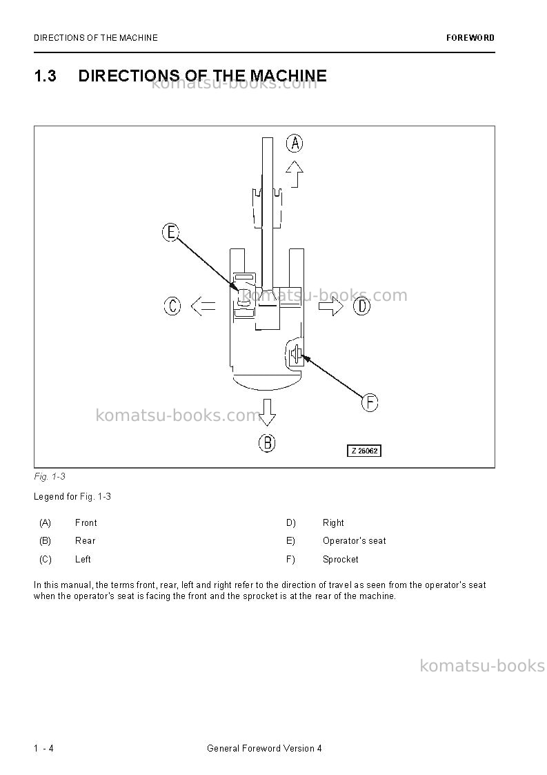 Komatsu pc3000-6deu Operation manual cover Page 6 Komatsu pc3000-6deu Operation manual cover Page 6