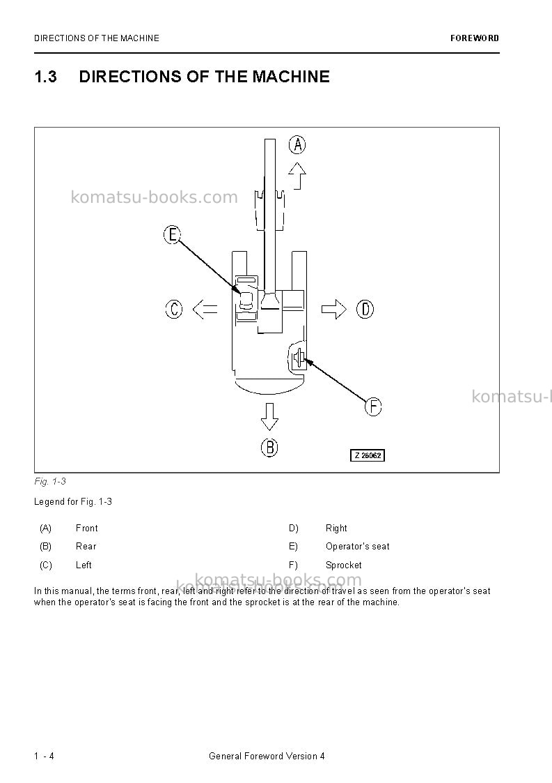 Komatsu pc3000e-6deu Operation manual cover Page 6 Komatsu pc3000e-6deu Operation manual cover Page 6