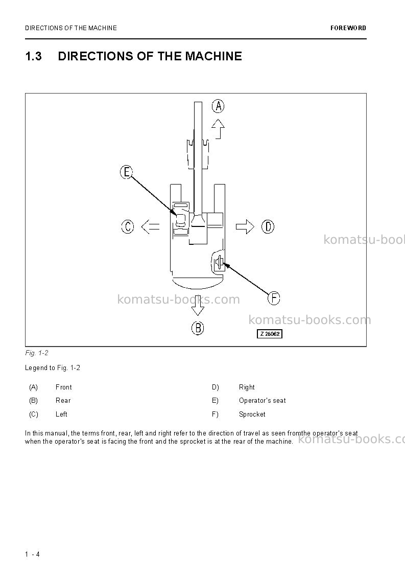 Komatsu pc4000e-6deu Operation manual cover Page 6 Komatsu pc4000e-6deu Operation manual cover Page 6