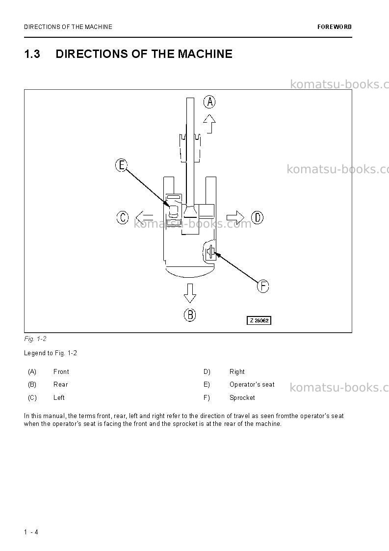 Komatsu pc8000e-6deu Operation manual cover Page 6 Komatsu pc8000e-6deu Operation manual cover Page 6