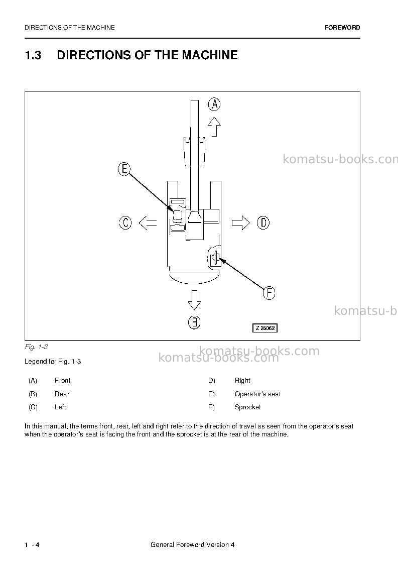 Komatsu pc8000-6deu Operation manual cover Page 6 Komatsu pc8000-6deu Operation manual cover Page 6