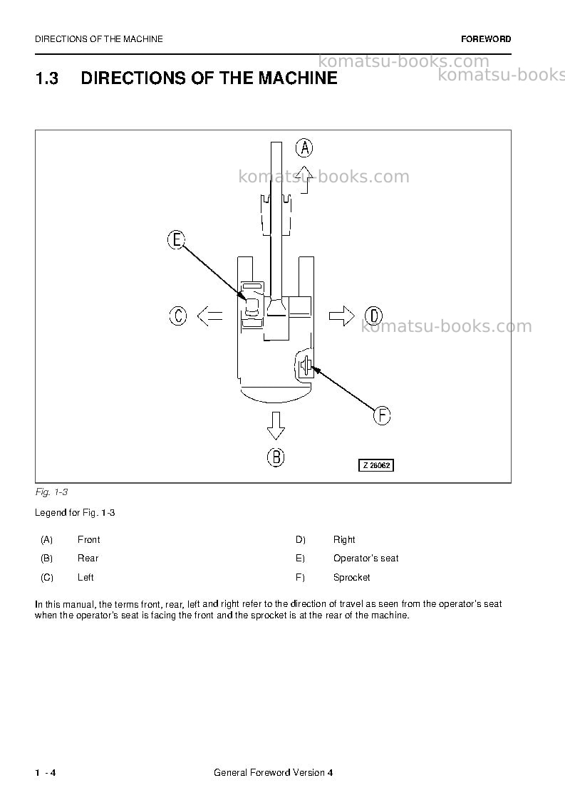 Komatsu pc8000e-6deu Operation manual cover Page 6