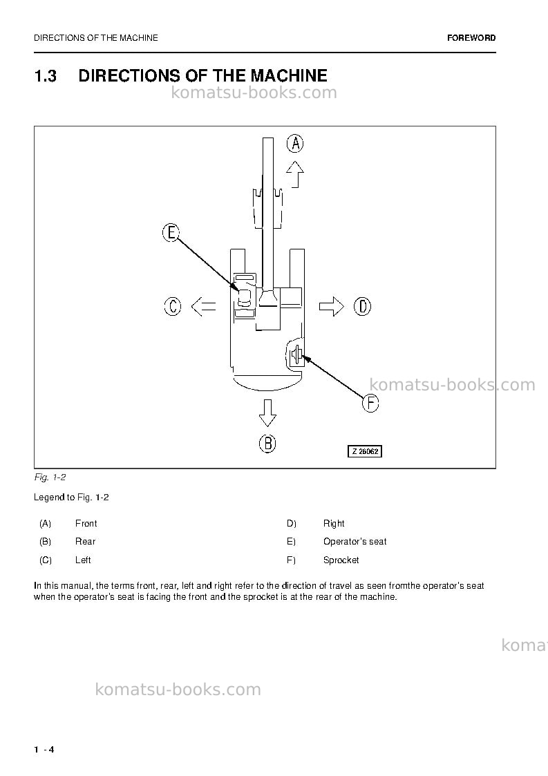 Komatsu pc5500-6deu Operation manual cover Page 6 Komatsu pc5500-6deu Operation manual cover Page 6