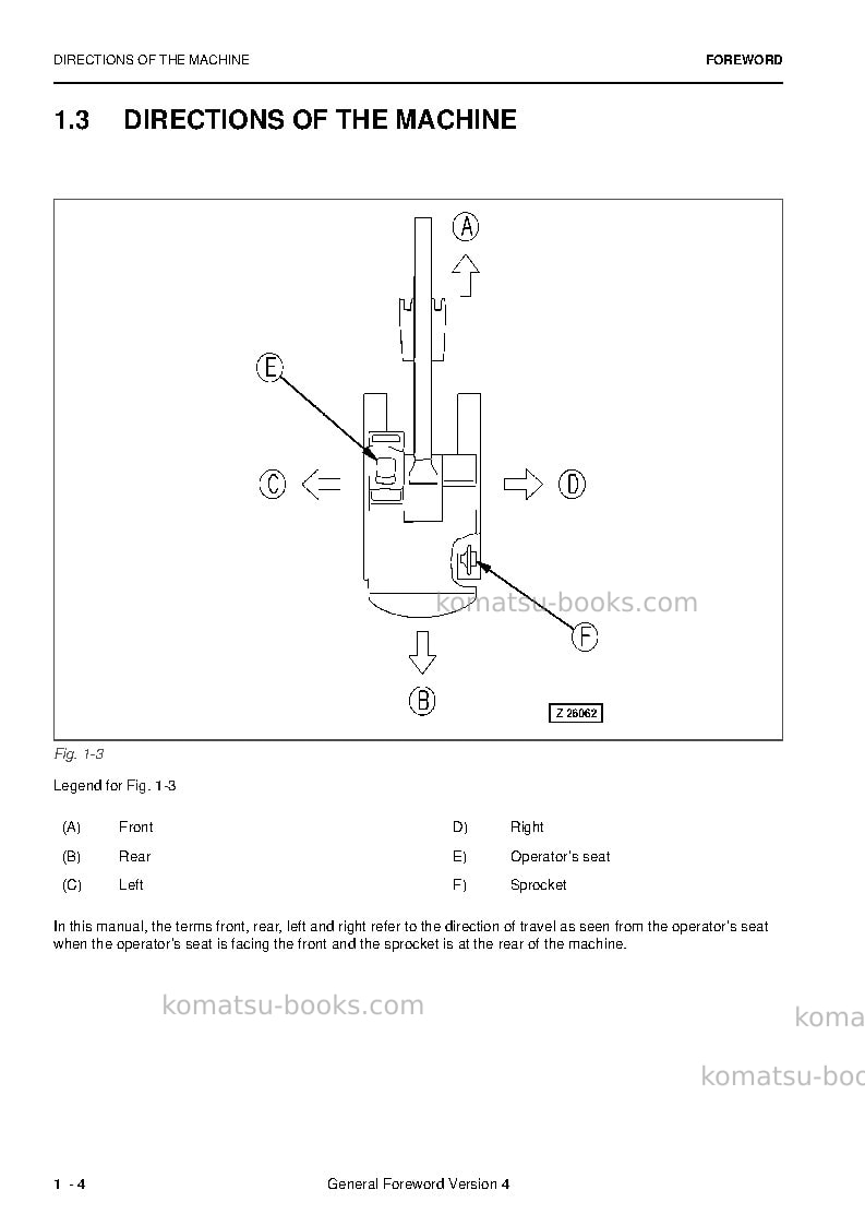 Komatsu pc5500-6deu-diesel Operation manual cover Page 6 Komatsu pc5500-6deu-diesel Operation manual cover Page 6