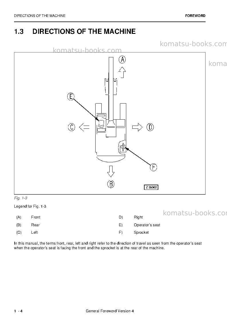 Komatsu pc5500e-6deu Operation manual cover Page 6 Komatsu pc5500e-6deu Operation manual cover Page 6