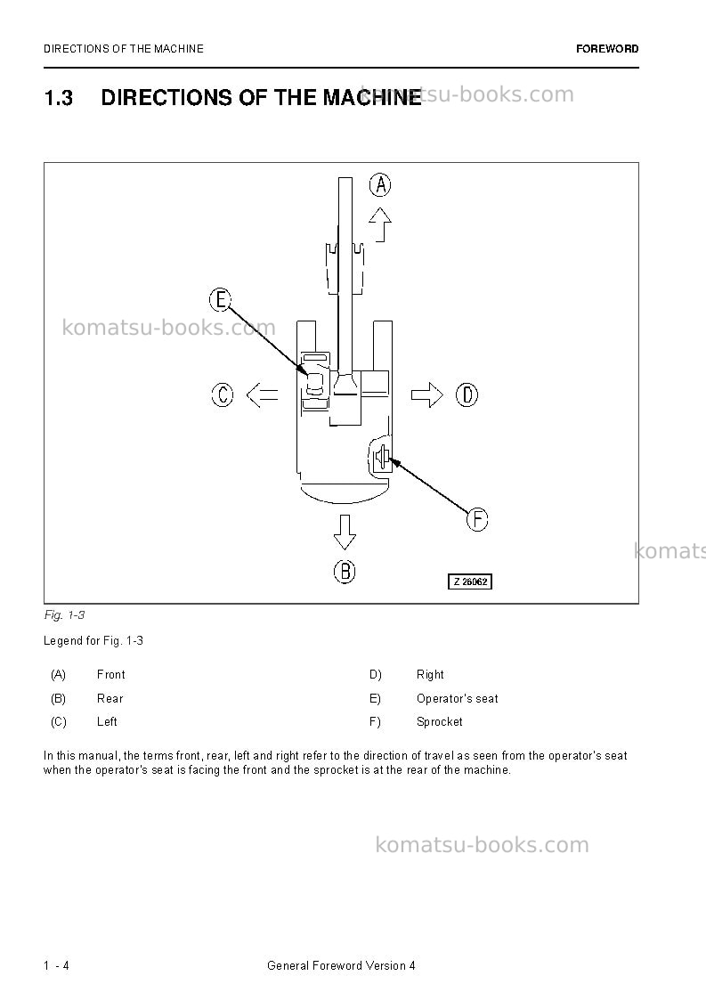Komatsu pc5500e-6deu Operation manual cover Page 6 Komatsu pc5500e-6deu Operation manual cover Page 6