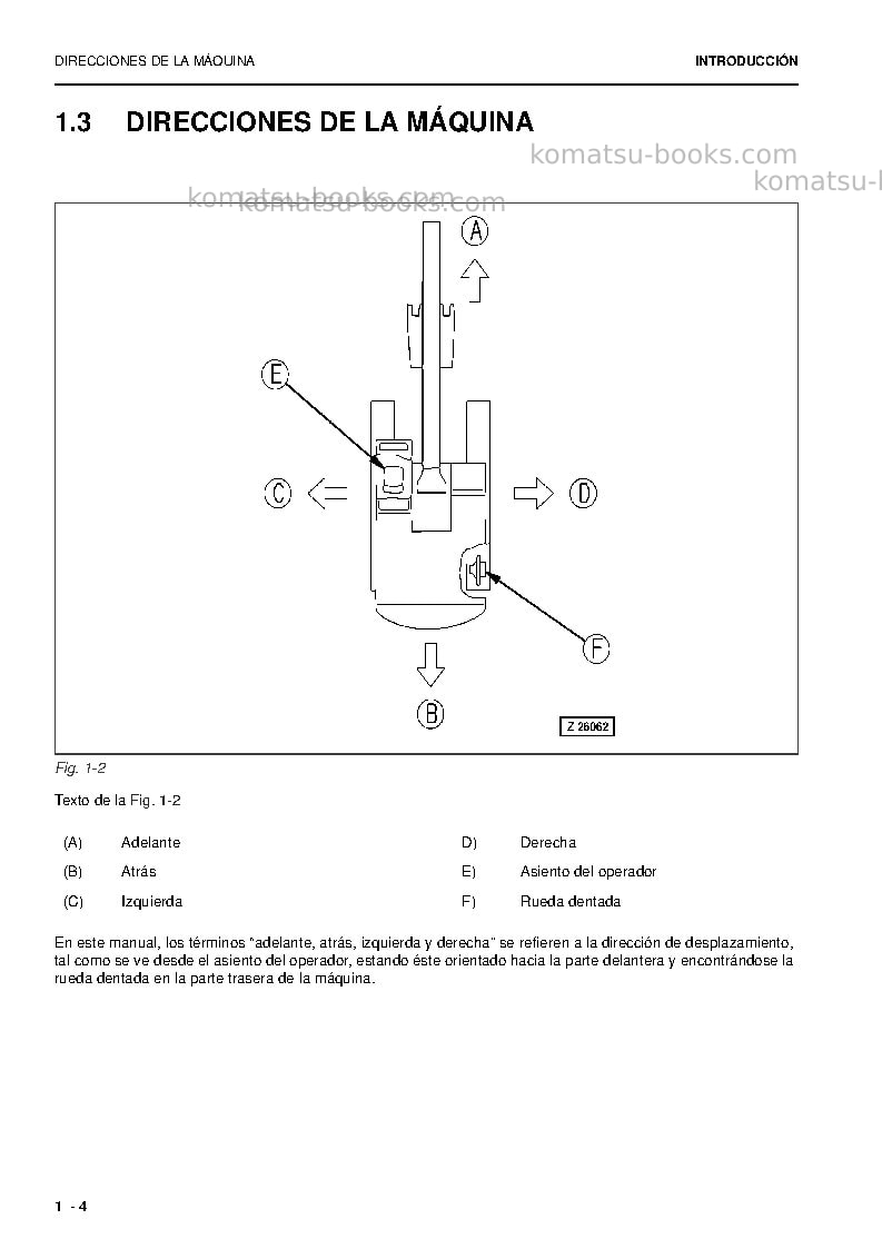 Komatsu pc5500-6deu Manual de operación cover Page 6 Komatsu pc5500-6deu Manual de operación cover Page 6