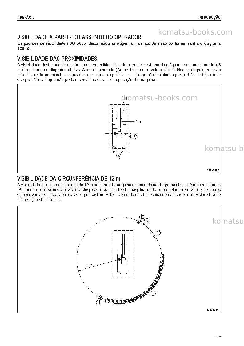 Komatsu pc600lc-8jpn Manual de operação capa Página 6 Komatsu pc600lc-8jpn Manual de operação capa Página 6