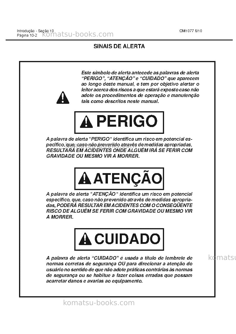 Komatsu 830e-1usa-ac Manual de operação capa Página 6 Komatsu 830e-1usa-ac Manual de operação capa Página 6