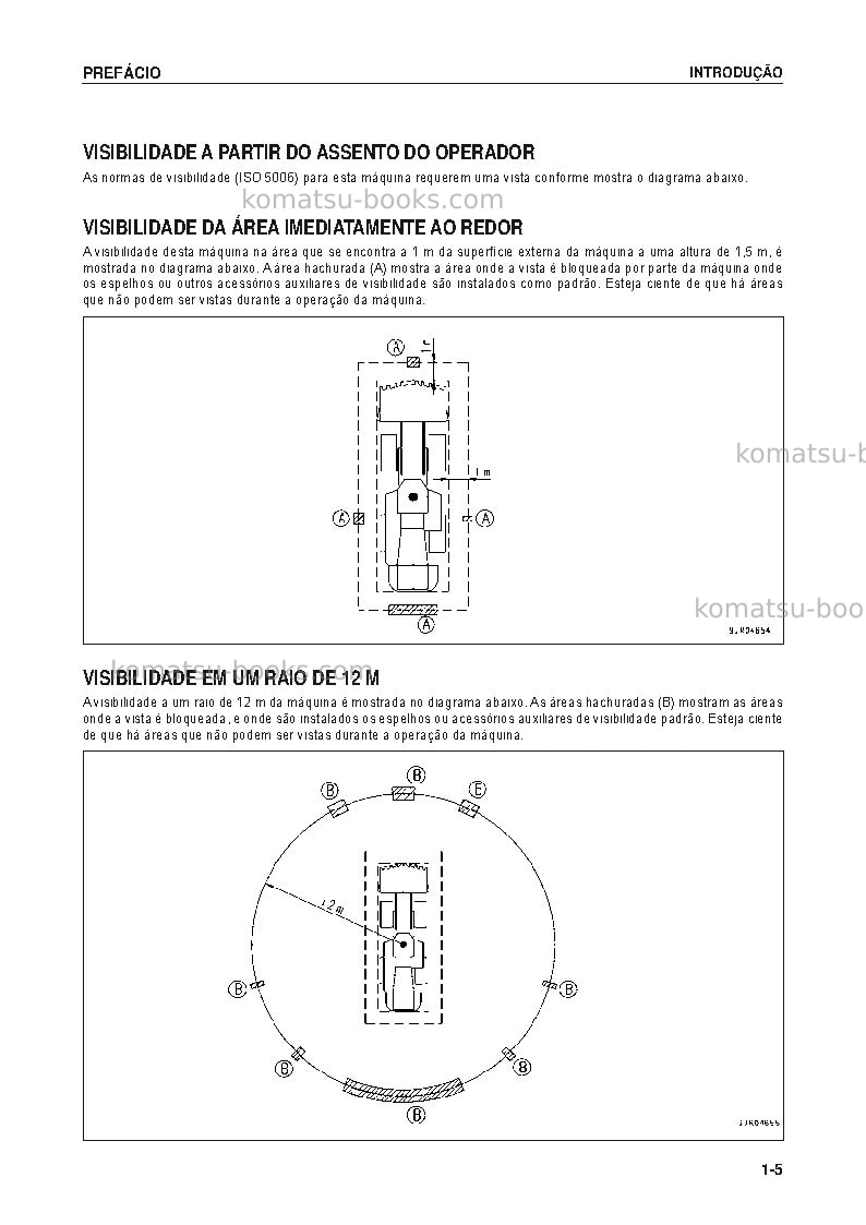 Komatsu wa600-6jpn Manual de operação capa Página 6 Komatsu wa600-6jpn Manual de operação capa Página 6