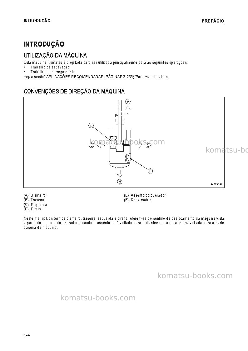 Komatsu pc2000-8jpn Manual de operação capa Página 6 Komatsu pc2000-8jpn Manual de operação capa Página 6