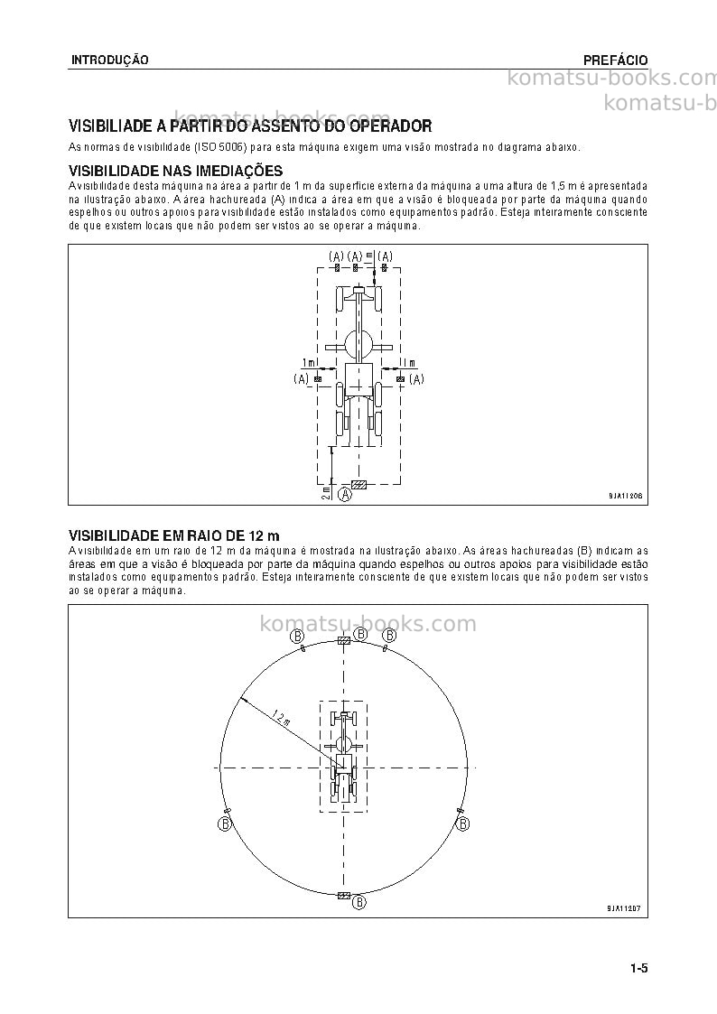 Komatsu gd655-5bbra Manual de operação capa Página 6