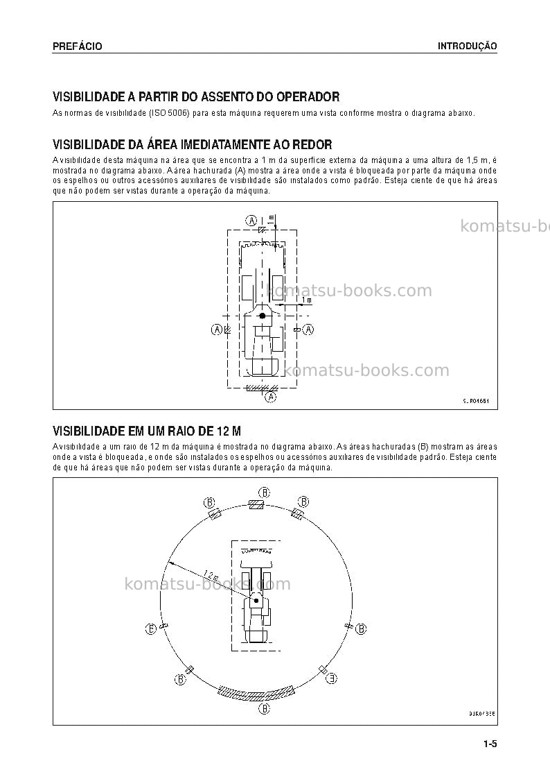 Komatsu wa600-6jpn Manual de operação capa Página 6 Komatsu wa600-6jpn Manual de operação capa Página 6