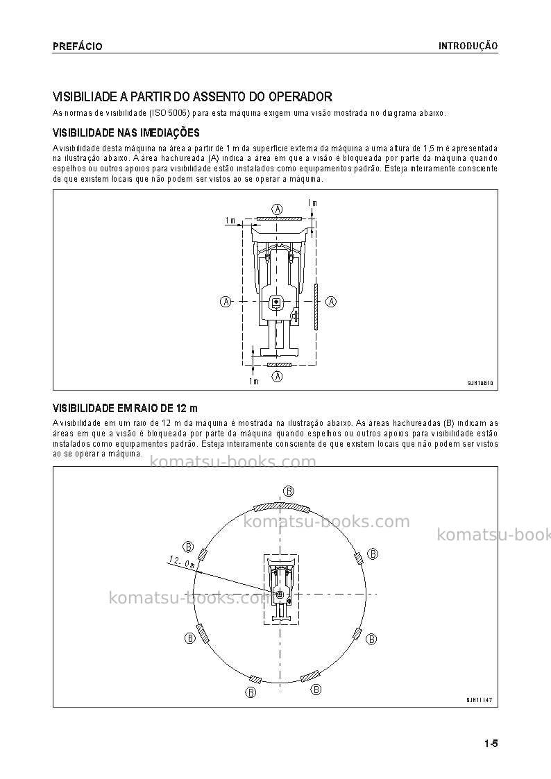 Komatsu d375a-6jpn Manual de operação capa Página 6 Komatsu d375a-6jpn Manual de operação capa Página 6