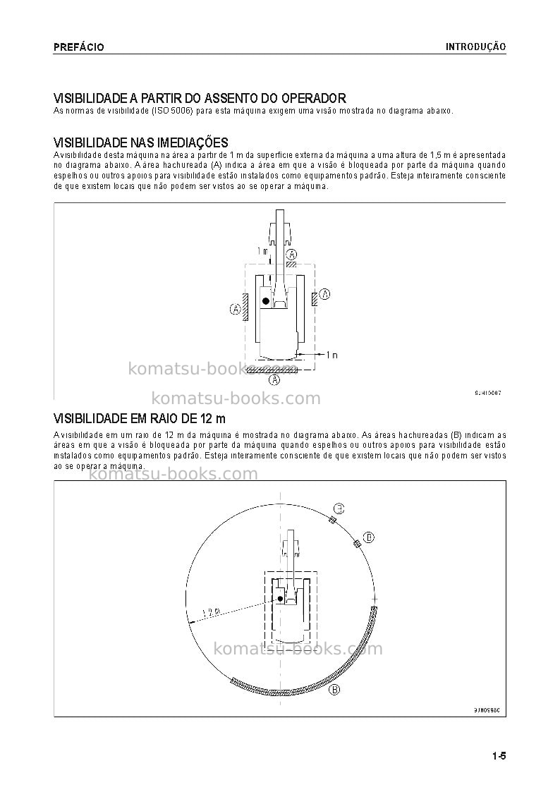 Komatsu pc1250lc-8jpn Manual de operação capa Página 6