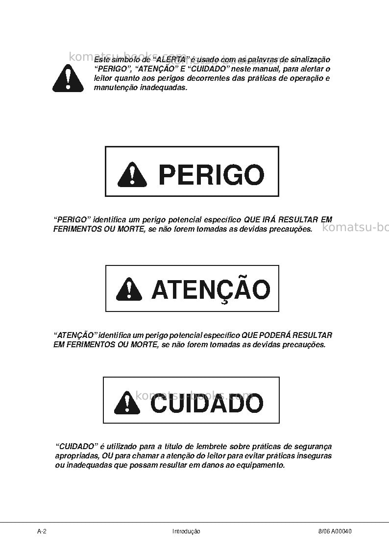 Komatsu 830e-acusa Reparo e manutenção capa Página 6