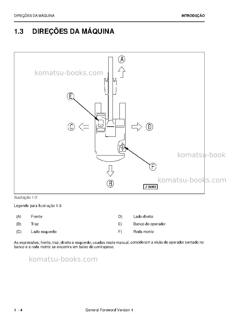 Komatsu pc5500-6deu Manual de operação capa Página 6 Komatsu pc5500-6deu Manual de operação capa Página 6
