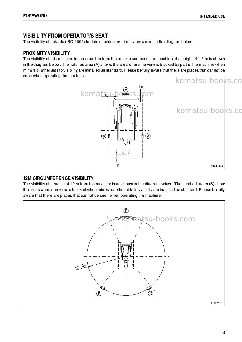 Komatsu d85ex-15jpn-tier3 Operation manual cover Page 6 Komatsu d85ex-15jpn-tier3 Operation manual cover Page 6