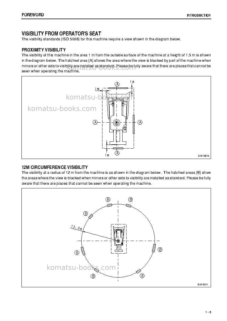 Komatsu d275ax-5jpn-tier3 Operation manual cover Page 6 Komatsu d275ax-5jpn-tier3 Operation manual cover Page 6