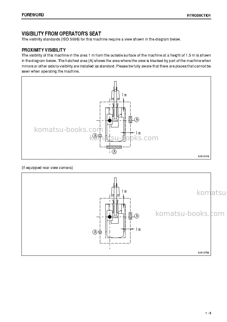 Komatsu pc400lc-8jpn-work equipment grease 100h Operation manual cover Page 6 Komatsu pc400lc-8jpn-work equipment grease 100h Operation manual cover Page 6