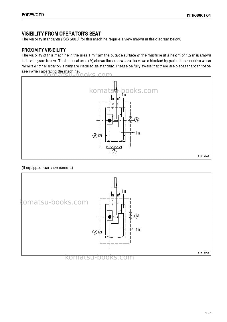 Komatsu pc400-8jpn-r, work equipment grease 100h Operation manual cover Page 6 Komatsu pc400-8jpn-r, work equipment grease 100h Operation manual cover Page 6