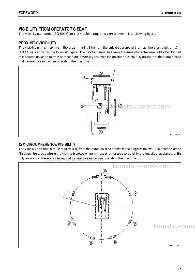 Komatsu d375a-6jpn-r Operation manual cover Page 6 Komatsu d375a-6jpn-r Operation manual cover Page 6