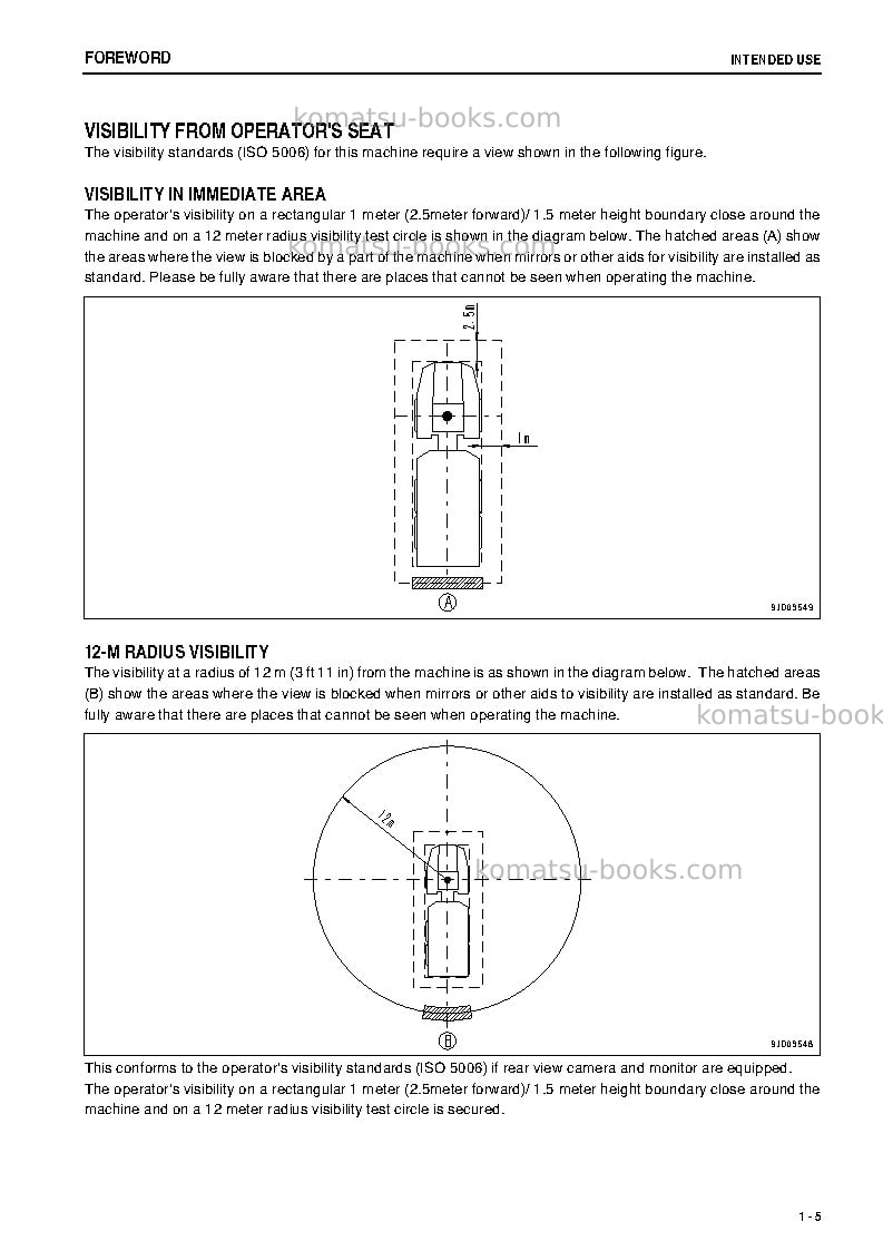 Komatsu hm350-2jpn Operation manual cover Page 6 Komatsu hm350-2jpn Operation manual cover Page 6