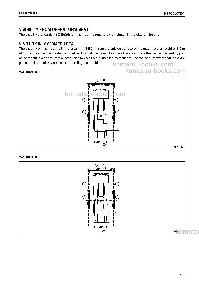 Komatsu wa800-3jpn-tier2 Operation manual cover Page 6 Komatsu wa800-3jpn-tier2 Operation manual cover Page 6