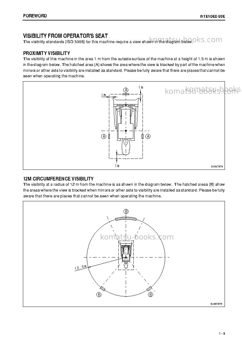 Komatsu d85ex-15jpn-w/o egr Operation manual cover Page 6 Komatsu d85ex-15jpn-w/o egr Operation manual cover Page 6